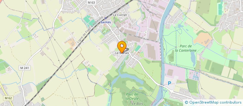 localisation de l'entreprise ARCHEEE  SANTES