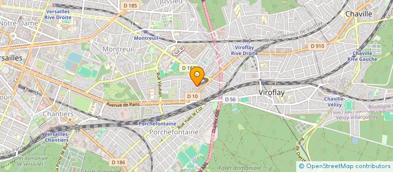 localisation de l'entreprise ARCHELIA à VERSAILLES