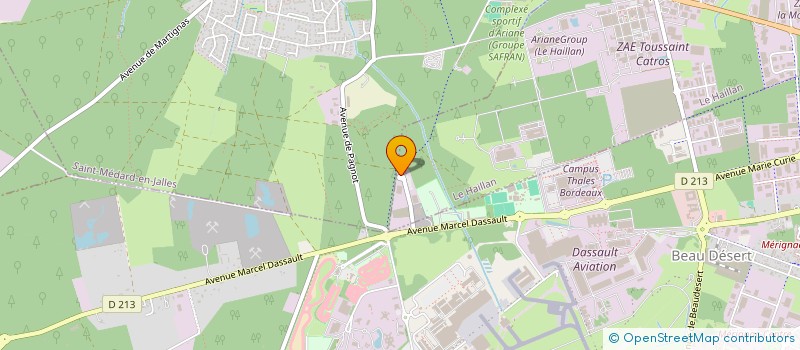 localisation de l'entreprise ARCHENERGIE RENOUVELABLE à LE HAILLAN