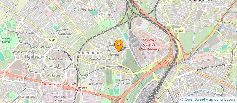 localisation de l'entreprise ARCHEO KRUMM SCHUSS à STRASBOURG