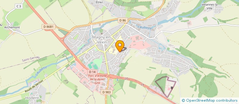 localisation de l'entreprise ARCHEO MONUMENTAL  MAGNY-EN-VEXIN