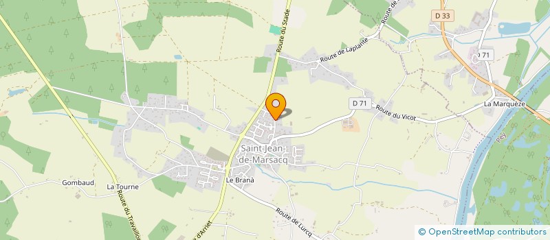 localisation de l'entreprise ARCHEO-RAID, ASSOCIATION SPORTS MECANIQUES  SAINT-JEAN-DE-MARSACQ