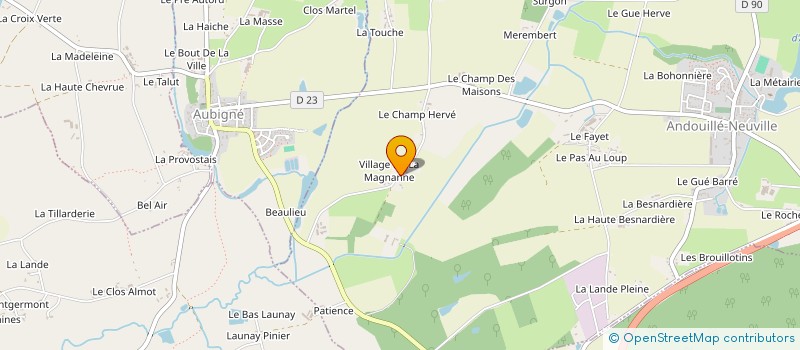 localisation de l'entreprise ARCHEOFON  ANDOUILLE-NEUVILLE