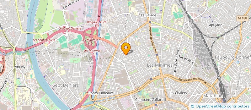 localisation de l'entreprise ARCHEOGARONNE à TOULOUSE
