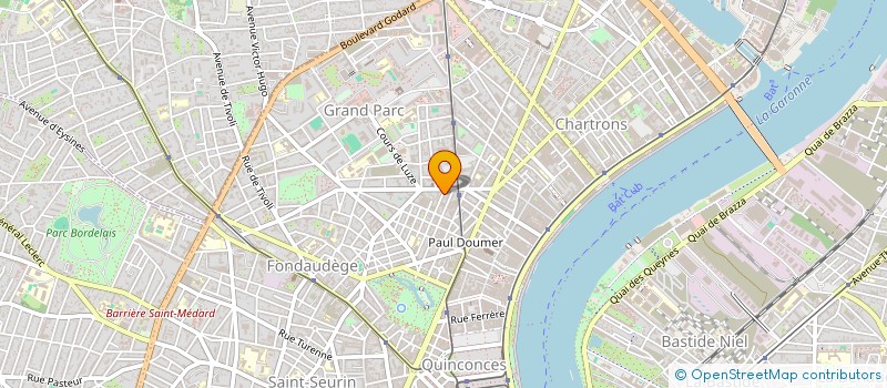 localisation de l'entreprise ARCHEOLOGIE D'AQUITAINE à BORDEAUX