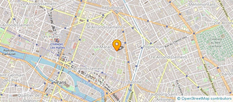 localisation de l'entreprise ARCHEOLOGIE ET PATRIMOINE EN MEDITERRANEE  PARIS