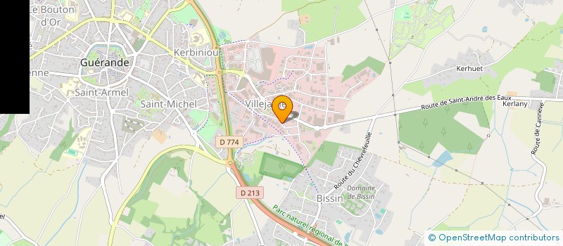 localisation de l'entreprise ARCHEOLOIRE  GUERANDE