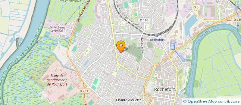 localisation de l'entreprise ARCHEOS  ROCHEFORT