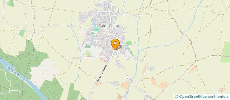 localisation de l'entreprise ARCHEOVISION  SAINT-CHAPTES