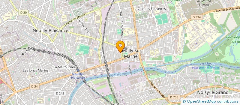 localisation de l'entreprise ARCHER à NEUILLY-SUR-MARNE