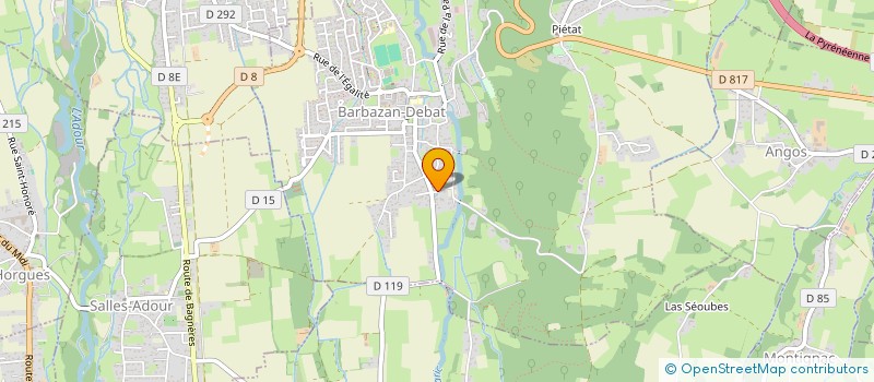 localisation de l'entreprise ARCHERS DE BARBAZAN  BARBAZAN-DEBAT