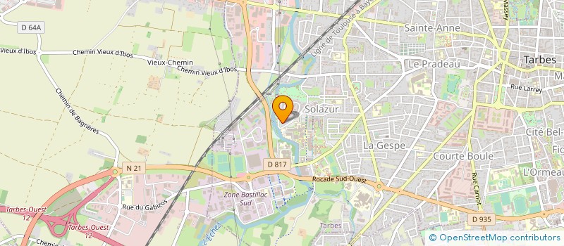 localisation de l'entreprise ARCHERS DE BIGORRE -COMPAGNIE DE TARBES  TARBES