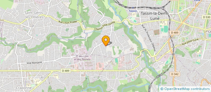 localisation de l'entreprise ARCHERS DE MARCY CHARBONNIERES  TASSIN-LA-DEMI-LUNE