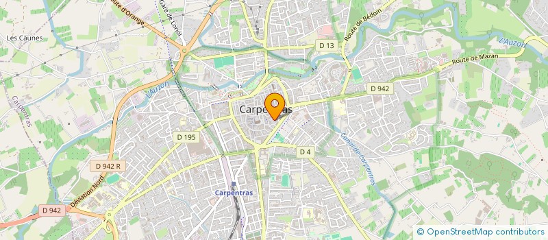 localisation de l'entreprise ARCHERS DE SAINT SIFFREIN à CARPENTRAS