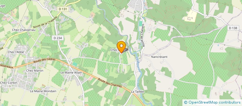 localisation de l'entreprise ARCHERS SAINTAIS  CHANIERS