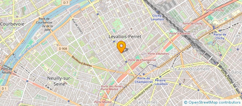 localisation de l'entreprise ARCHES à LEVALLOIS-PERRET