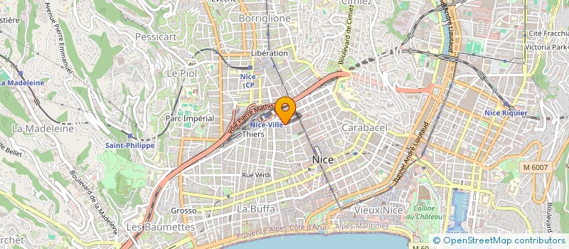 localisation de l'entreprise ARCHES CONSEILS à NICE