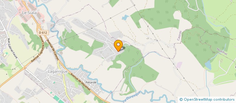 localisation de l'entreprise ARCHES DE GAIX  LAGARRIGUE