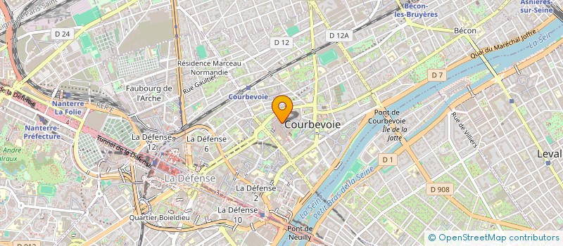 localisation de l'entreprise ARCHESTRATO  COURBEVOIE