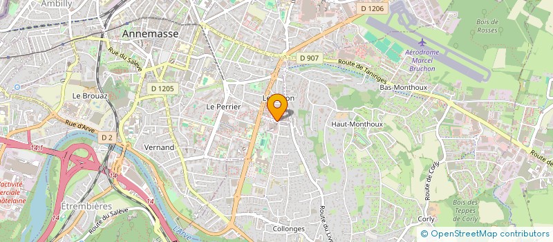 localisation de l'entreprise ARCHET à ANNEMASSE