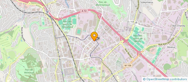 localisation de l'entreprise ARCHETI  ROANNE