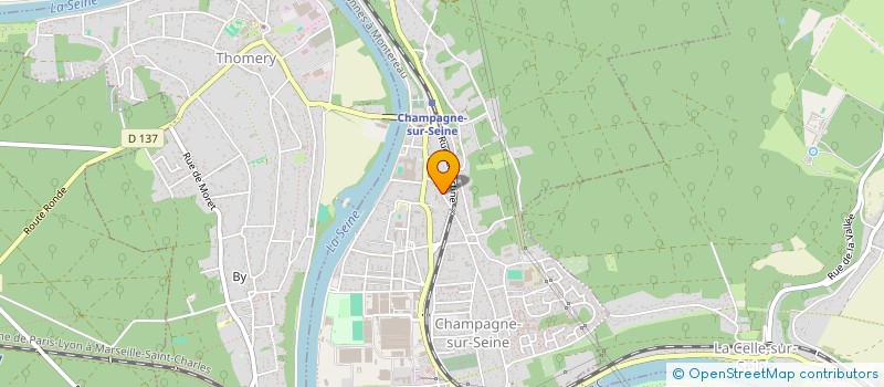 localisation de l'entreprise ARCHETIQUE  CHAMPAGNE SUR SEINE