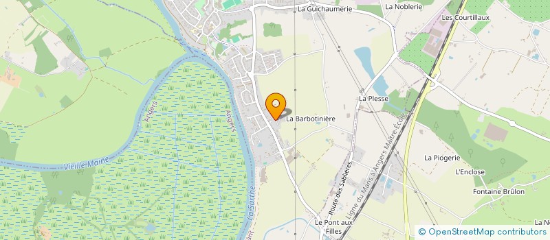 localisation de l'entreprise ARCHETYPE  ANGERS