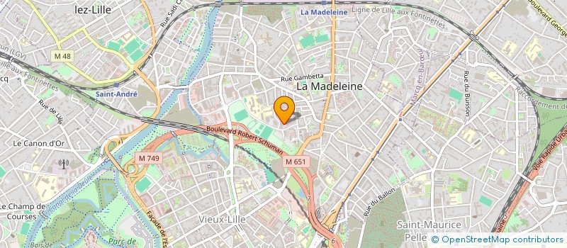 localisation de l'entreprise ARCHETYPE CONSEIL à LA MADELEINE