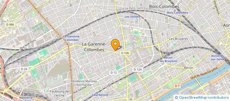 localisation de l'entreprise ARCHETYPE INGENIERIE à LA GARENNE-COLOMBES