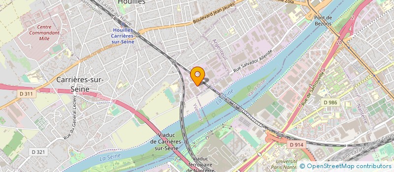 localisation de l'entreprise ARCHETYPE PARIS à CARRIERES-SUR-SEINE
