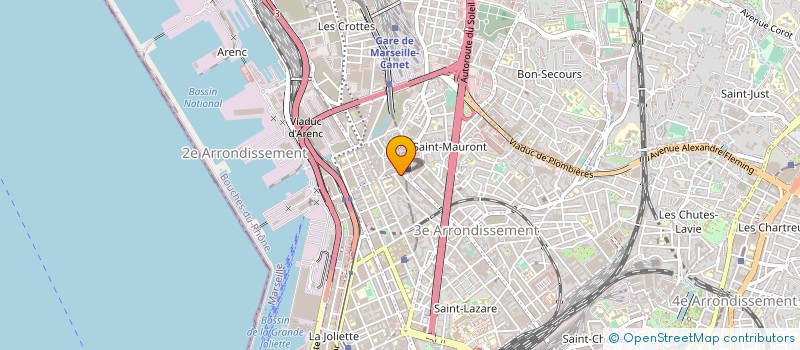 localisation de l'entreprise ARCHETYPE RENOVATION à MARSEILLE