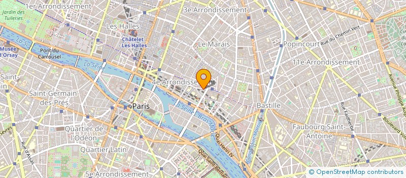 localisation de l'entreprise ARCHETYPES à PARIS