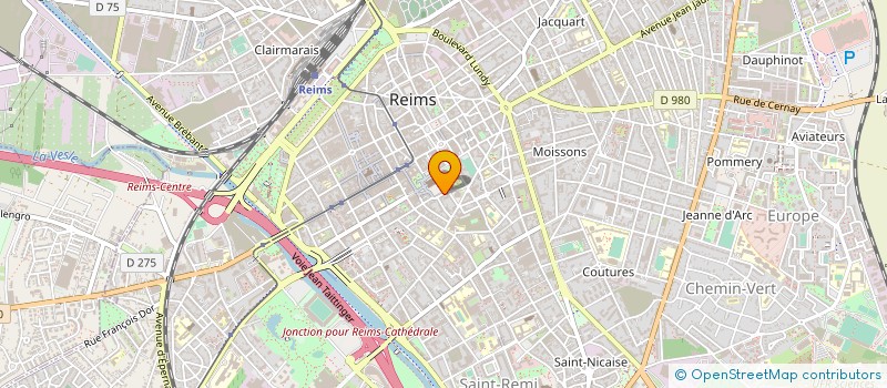 localisation de l'entreprise ARCHEVECHE  REIMS