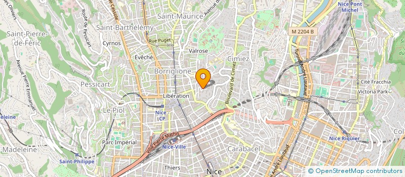 localisation de l'entreprise ARCHI 11  NICE