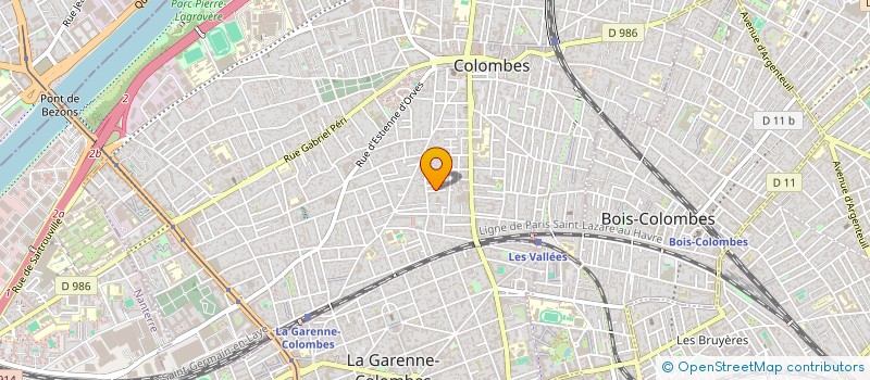 localisation de l'entreprise ARCHI 12 PRODUCTION à COLOMBES
