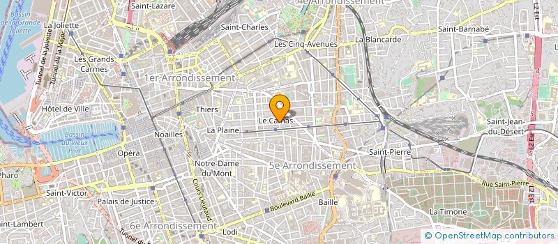 localisation de l'entreprise ARCHI 13 à MARSEILLE