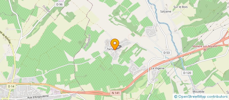localisation de l'entreprise ARCHI 16 à SAINT-SATURNIN