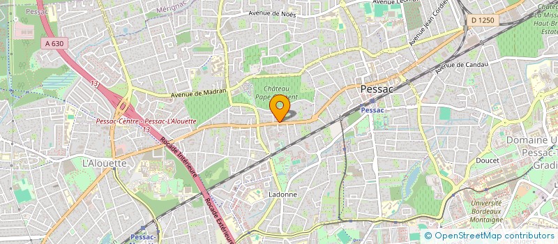 localisation de l'entreprise ARCHI 2 à PESSAC
