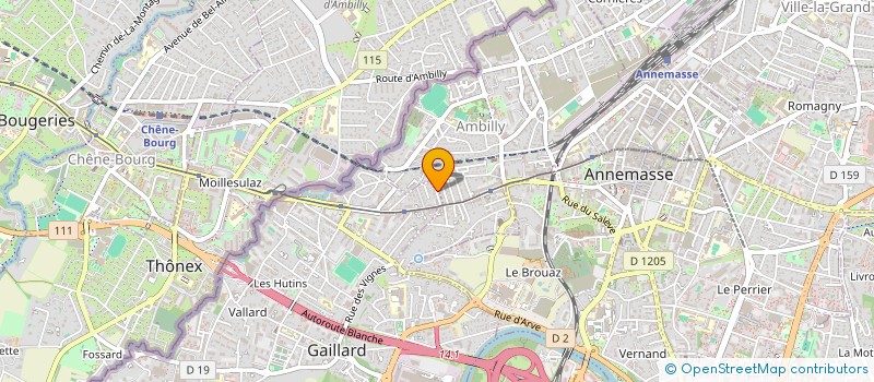 localisation de l'entreprise ARCHI 2R à GAILLARD