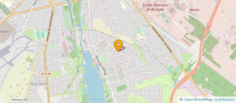 localisation de l'entreprise ARCHI 3  BOURGES