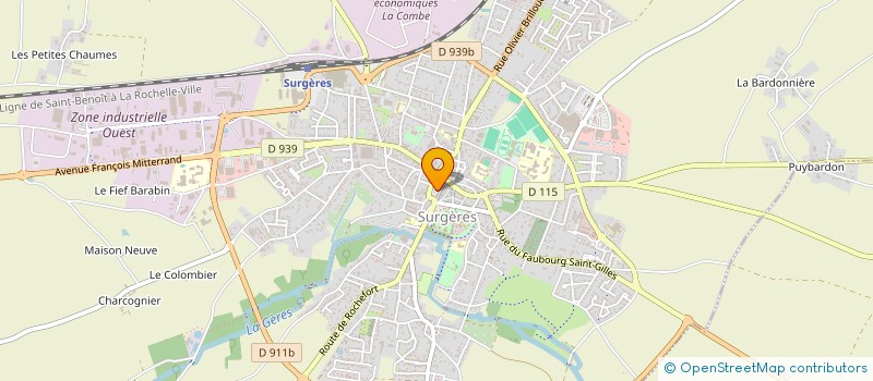 localisation de l'entreprise ARCHI B  SAINT-ANDRE-GOULE-D'OIE