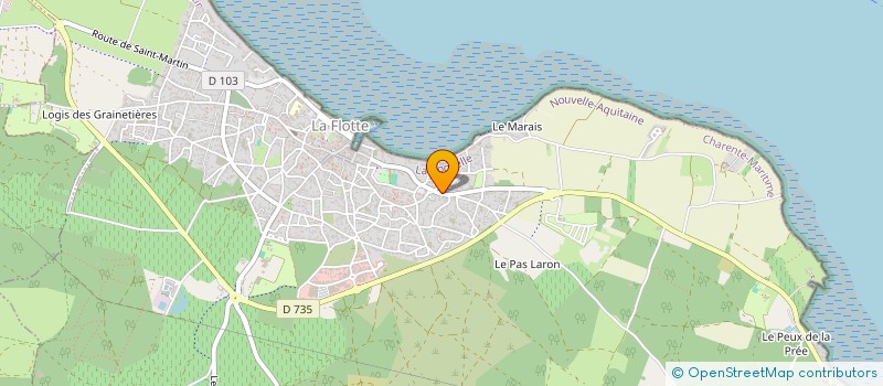 localisation de l'entreprise ARCHI BAL à LE BOIS-PLAGE-EN-RE