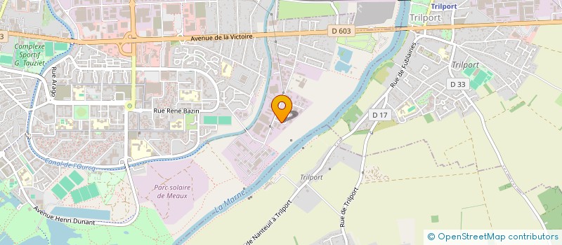 localisation de l'entreprise ARCHI-BAT SAS à MEAUX