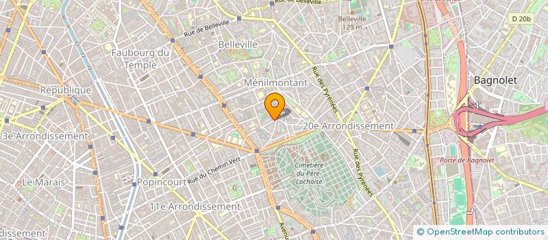 localisation de l'entreprise ARCHI BATI CONSEIL  PARIS