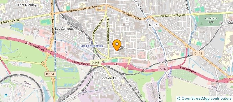 localisation de l'entreprise ARCHI-BOTANICA  CALAIS