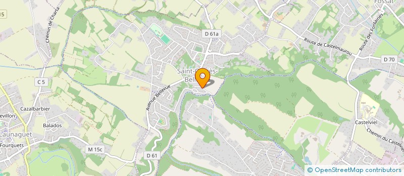 localisation de l'entreprise ARCHI CHASSEUR  SAINT-GENIES-BELLEVUE