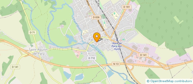 localisation de l'entreprise ARCHI COM  PACY-SUR-EURE