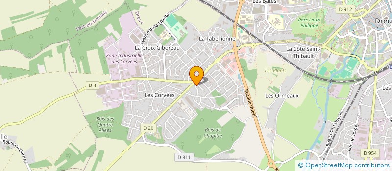 localisation de l'entreprise ARCHI CONCEPTION à VERNOUILLET