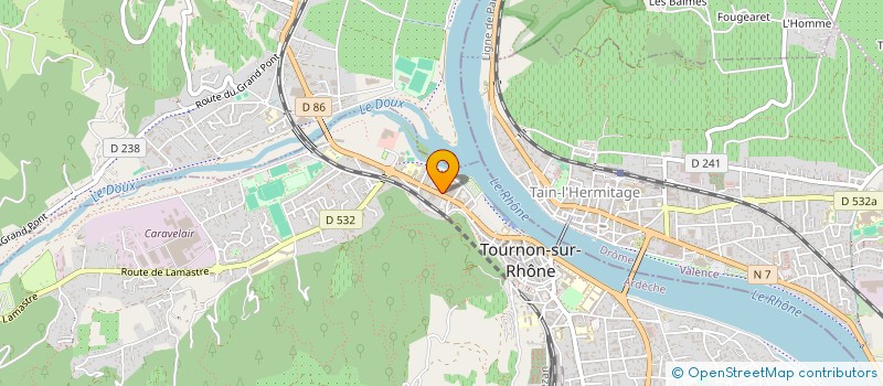 localisation de l'entreprise ARCHI CONSULT à TOURNON-SUR-RHONE