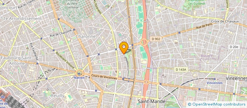 localisation de l'entreprise ARCHI COSY  PARIS
